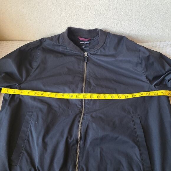 Bonobos Black Men's Bomber Jacket Size XL - Picture 7 of 9